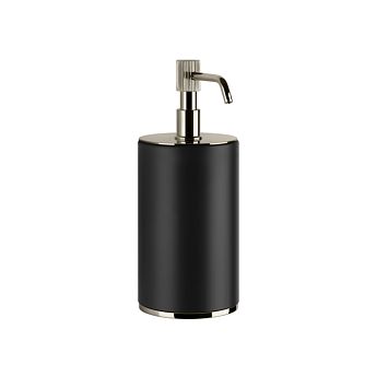 Gessi Venti20 Дозатор для жидкого мыла настольный, черный, фурнитура Nickel PVD