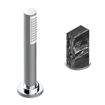 Смеситель THG Montaigne marbre Grand Antique устанавливаемый на борту с ручным душем с ручкой одновременной регулировки – потока/температуры