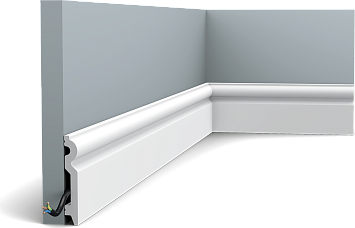 Плинтус Orac Décor SX137F гибкий полимер 200,0 x 1,5 x 9,9