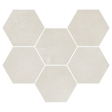 Мозаика Italon  Continuum Polar Mosaico Hexagon  25x29