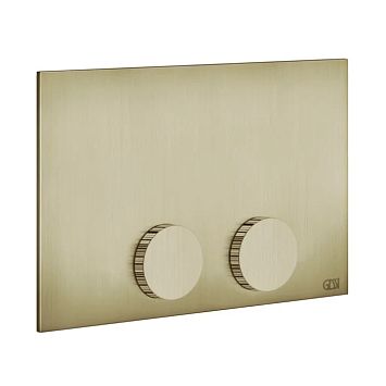 Gessi Ingranaggio Клавиши смыва Tece (TeceProfil, TeceBox)., Brushed Brass PVD