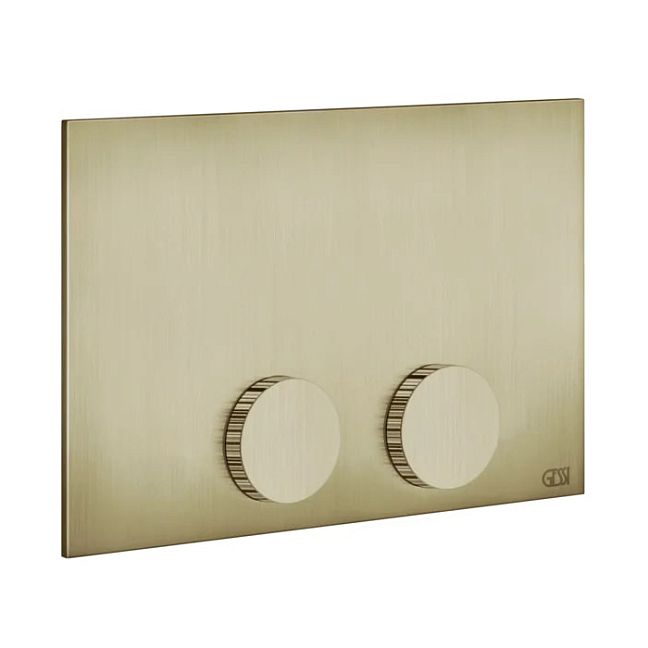 Gessi Ingranaggio Клавиши смыва Tece (TeceProfil, TeceBox)., Brushed Brass PVD