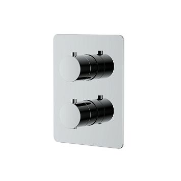 Nemo NM-2358CR Термостатический встраиваемый смеситель для душа из стены на 2 потребителя CHROME PL