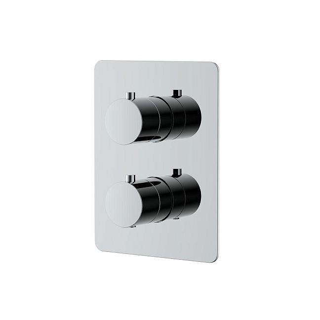 Nemo NM-2358CR Термостатический встраиваемый смеситель для душа из стены на 2 потребителя CHROME PL