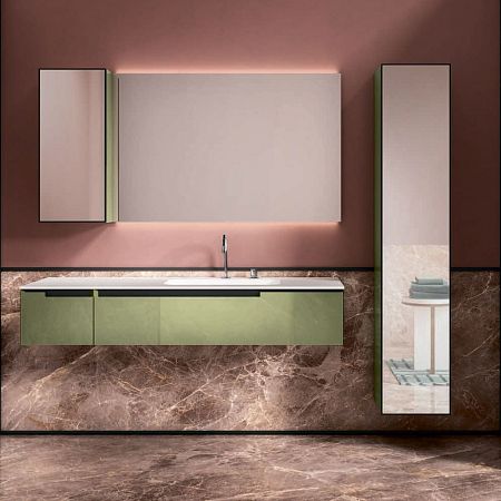 Комплект мебели Oasis Profilo Mint lacquered 155x51.5x200см