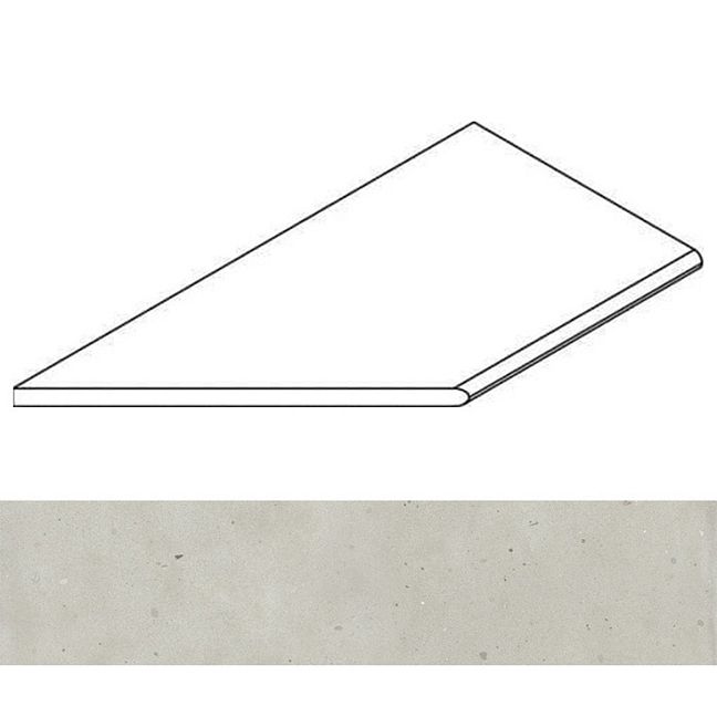Italon Бордюр из керамогранита Avantgarde Pure Bordo 30x120 Grip Sx