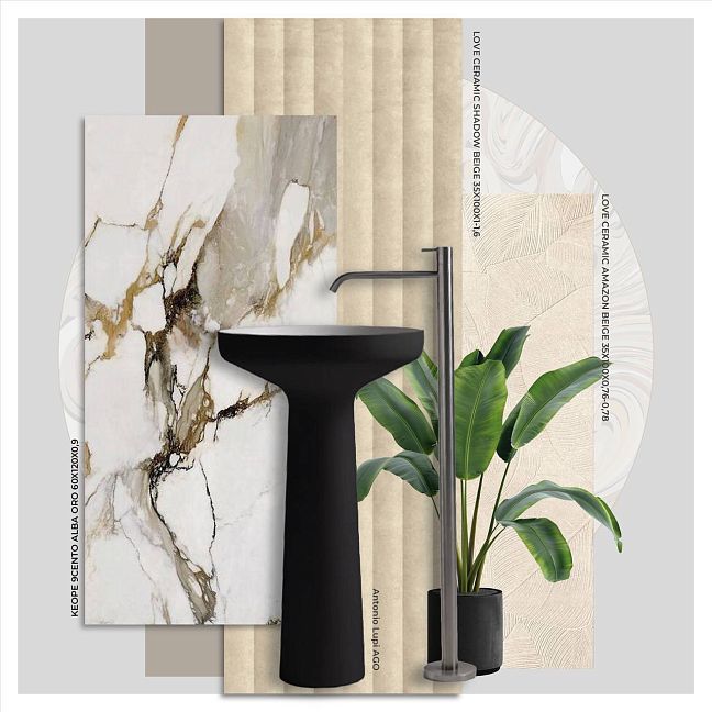 Керамогранит Keope Ceramiche 9Cento Alba Oro Rett 60x120