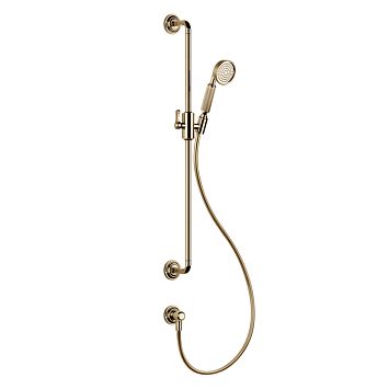 Gessi Venti20 Штанга для душа 800 мм., с ручным душем, шлангом 1500 мм. и подводом воды, Warm Bronze PVD