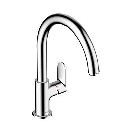 Hansgrohe Vernis Blend M35 Кухонный смеситель однорычажный 260 с поворотным изливом хром 71870000 купить в Москве: интернет-магазин StudioArdo