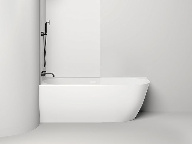 Ванна пристенная угловая Sofia Corner L 170x85 
покраска по RAL полностью