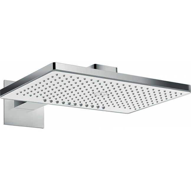 Верхний душ Hansgrohe Rainmaker Select 460 46х30см., настенный, цвет: хром/белый