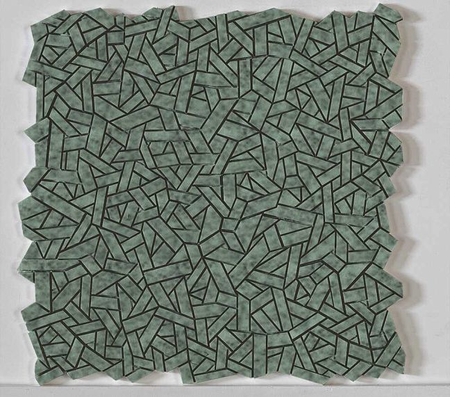 Микромозаика Sergio Savino Fasce Lisce 30x30 Sage Green