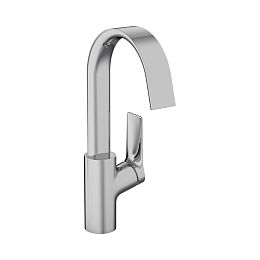 Hansgrohe Vivenis Смеситель для раковины однорычажный 210 с поворотным изливом со сливным гарнитуром хром 75030000 купить в Москве: интернет-магазин StudioArdo