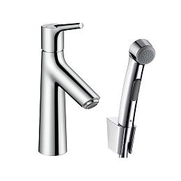 Смеситель для раковины Hansgrohe Talis S, с гигиеническим душем, Цвет: хром купить в Москве: интернет-магазин StudioArdo