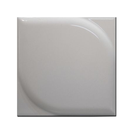 Керамическая плитка WOW Essential Leaf L Grey Gloss 25x25