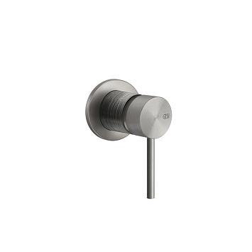 Gessi 316 Встраиваемый смеситель на 1/2 на 1 источник (внешняя часть), steel brushed