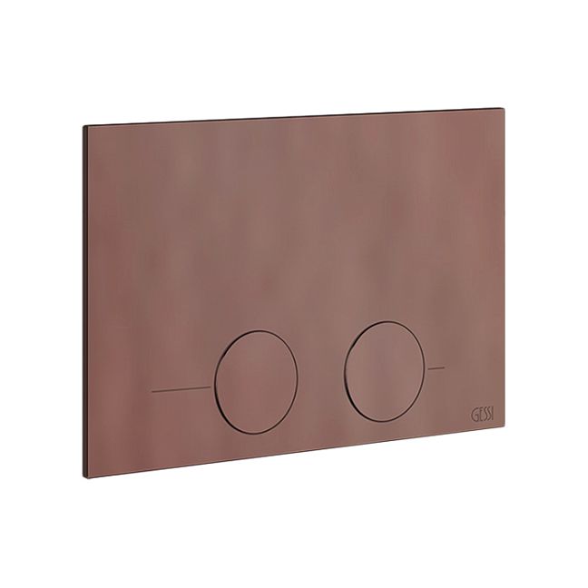 Gessi Клавиша смыва для унитаза, двойная, для систем инсталляций TECE, Copper Brushed PVD