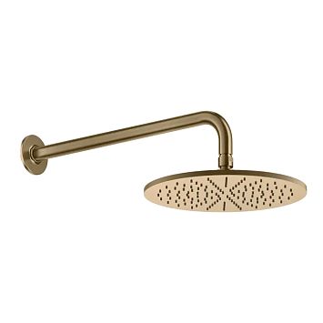 Gessi Inciso Душевая головка настенная, шарнирная на 1/2, 300мм, Warm Bronze Br. PVD