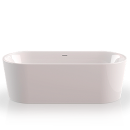 Ванна отдельностоящая  Knief Acrylic Fresh акриловая  180х80х60 см, цвет белый глянцевый, слив-перелив в цвете белый глянцевый. купить в Москве: интернет-магазин StudioArdo
