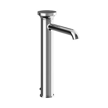 Gessi Origini Смеситель для раковины высокий с донным клапаном, в компл с отд вставкой, хром