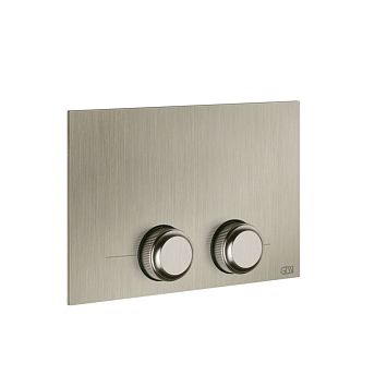 Gessi Venti20 Клавиша смыва для унитаза двойная, для инсталляций TECE, Finox Brushed Nickel
