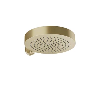 Gessi Origini Верхний душ,защитой от известкового налета, Brushed Brass PVD