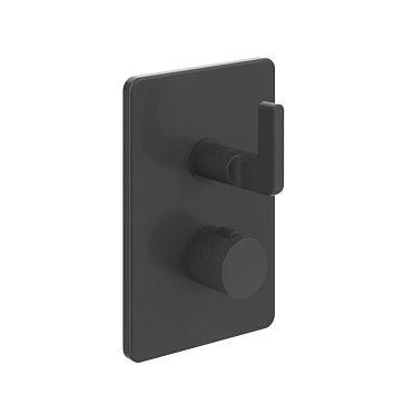Gessi Inciso Термостатический смеситель на 3 источника (внешняя часть), nero XL