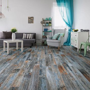 Керамогранит Rondine Inwood Blue 15x100