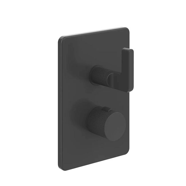 Gessi Inciso Термостатический смеситель на 3 источника (внешняя часть), nero XL