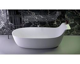 Knief K.Stone 0600-010-01 ванна PRIME OVAL отдельностоящая с высокой спинкой, 195x85x75/50Hсм купить в Москве: интернет-магазин StudioArdo