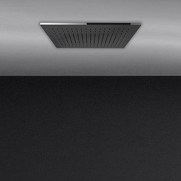 Gessi Mimi Встраиваемая в потолок душевая система 350х350 с функцией Тропический ливень/Водопад/Распыление, Mirror (требуется панель 57875)