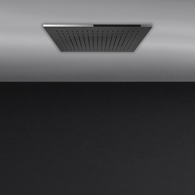 Gessi Mimi Встраиваемая в потолок душевая система 350х350 с функцией Тропический ливень/Водопад/Распыление, Mirror (требуется панель 57875)
