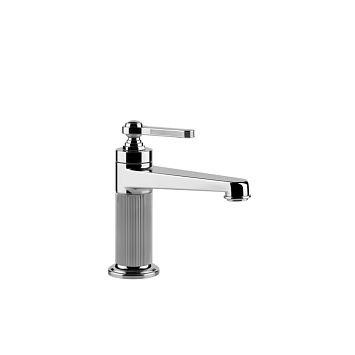 Gessi Venti20 Смеситель для раковины на 1 отверстие, однорычажный, в комплекте с донным клапаном, хром