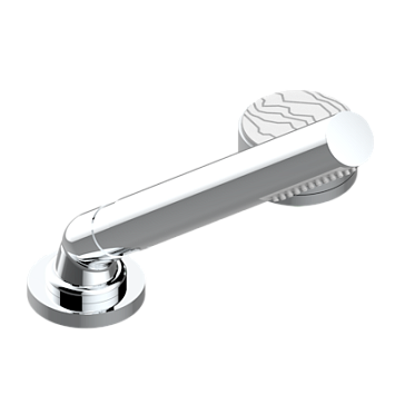 Смеситель THG Yoko Ice устанавливаемый на борту с ручным душем с ручкой одновременной регулировки – потока/температуры