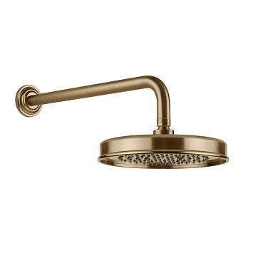 Gessi Venti20 Верхний душ 200 мм., с настенным держателем 389 мм., Warm Bronze Br. PVD
