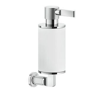 Gessi Inciso Дозатор для жидкого мыла настенный, белый/хром