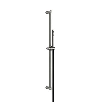 Gessi 316 Штанга в комплекте с душевой лейкой с легкой очисткой, шланг 1,50 м, steel brushed