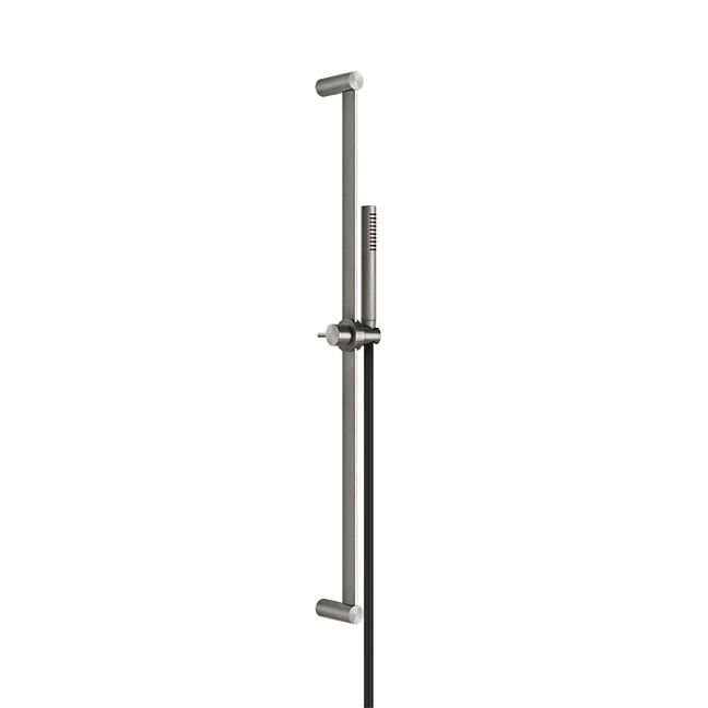 Gessi 316 Штанга в комплекте с душевой лейкой с легкой очисткой, шланг 1,50 м, steel brushed