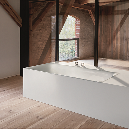 BETTE Lux Ванна прямоугольная с шумоизоляцией 180x80x45см, BetteGlasur Plus, встраиваемая, цвет: белый