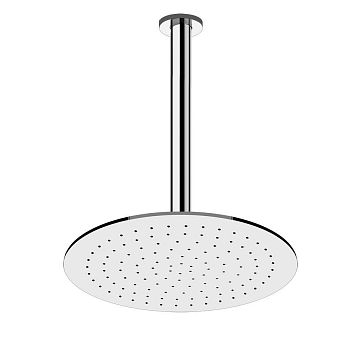 Потолочная душевая головка Gessi Ovale шарнирная с защитой от известкового налёта на 1/2", длина 2