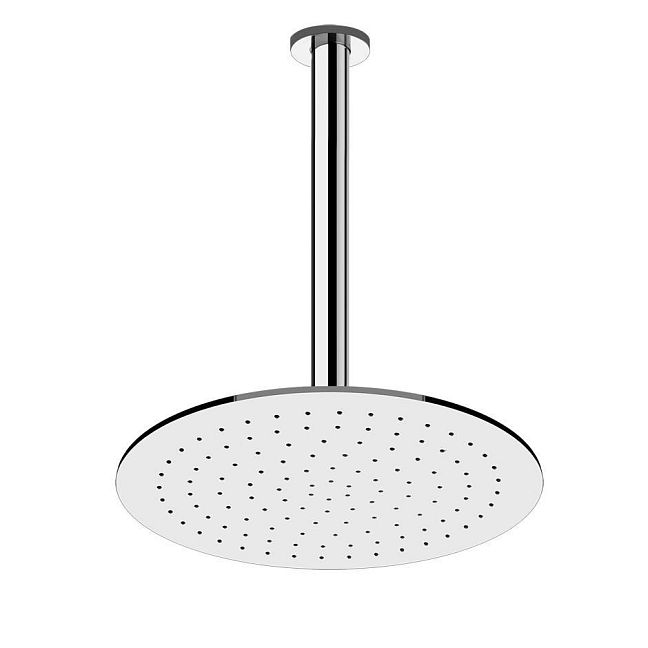 Потолочная душевая головка Gessi Ovale шарнирная с защитой от известкового налёта на 1/2&quot;, длина 2