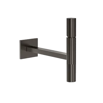 Gessi Incastri Смеситель для раковины, настенный монтаж, излив L-210мм, без донного клапан, внешняя часть, цвет 707 Black Metal Brushed PVD