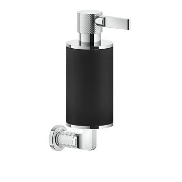 Gessi Inciso Дозатор для жидкого мыла настенный, черный/хром