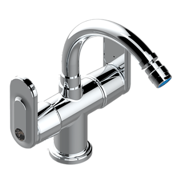 Смеситель для биде THG Corvair Portoro with lever на одно отверстие с поворотным аэратором и донным клапаном