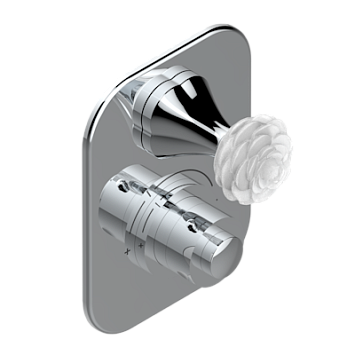 Ручки регулировки THG Camelia Clear crystal для термостата THG с вентилем арт.5300AE