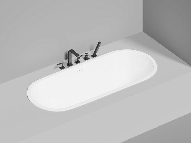 Ванна встраиваемая Ornella AXIS Kit 180x80 покраска по RAL полностью