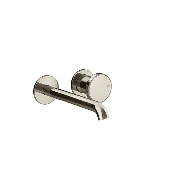Gessi Origini Смеситель для раковины встраиваемый с изливом, в компл с отд вставкой, Nickel PVD (внешняя часть)