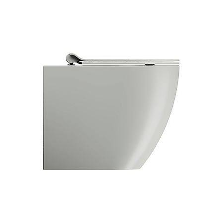 Унитаз Pura безободковый с водоворотной системой смыва Swirlflush фаянсовый серый матовый (881017)