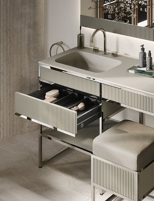 Oasis Academy Комплект Beige Arizona и чёрный никель L190 x W53 x H84 cm