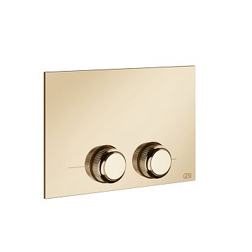 Gessi Venti20 Клавиша смыва для унитаза двойная, для инсталляций TECE, Warm Bronze PVD